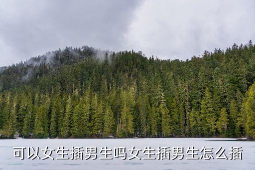 可以女生插男生嗎女生插男生怎么插