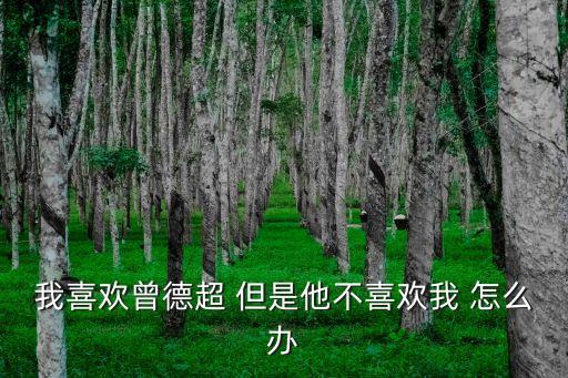 曾德超，我喜歡曾德超 但是他不喜歡我 怎么辦