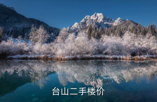 臺山市二手房，在江門臺山買一套10年以上樓齡的二手房打個(gè)比方100平方總價(jià)