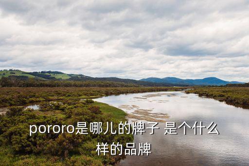 韓國pororo，PORORO是誰
