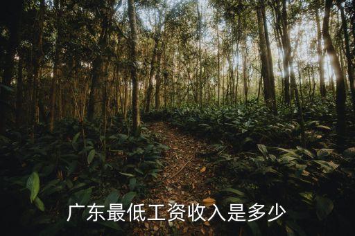 廣東省最低工資標準，廣東最低工資是多少