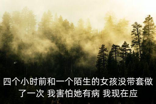 和陌生人做，和陌生人做沒有帶套