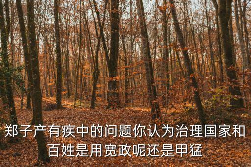 寬政，什么叫做廉政