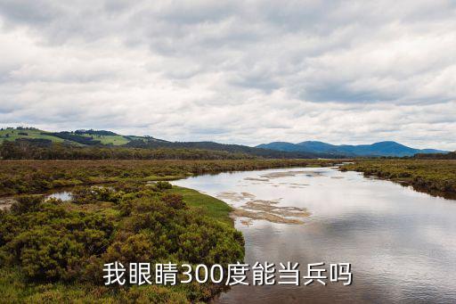 我眼睛300度能當兵嗎