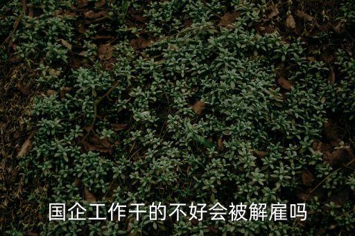 國企工作干的不好會被解雇嗎