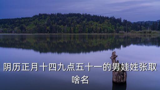 陰歷正月十四九點(diǎn)五十一的男娃姓張取啥名