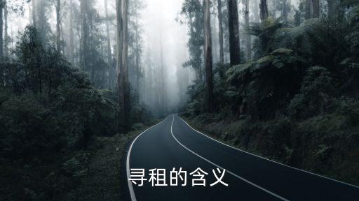 尋租的含義
