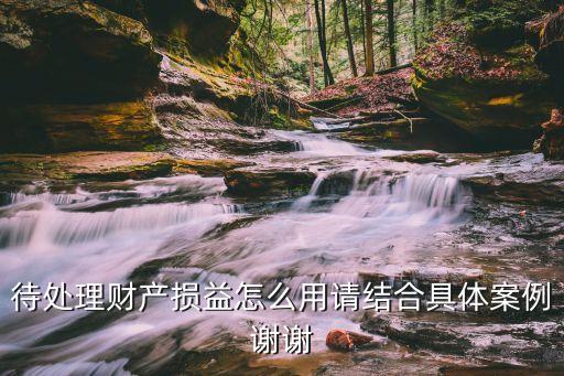 待處理財(cái)產(chǎn)損溢，待處理財(cái)產(chǎn)損失和待處理財(cái)產(chǎn)損溢有什么區(qū)別