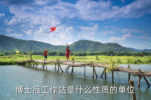 博士后工作站是什么性質(zhì)的單位