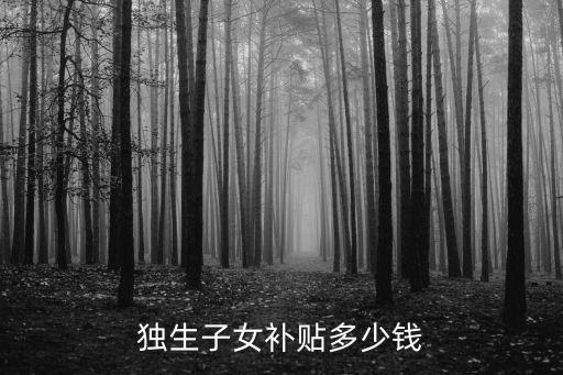 獨(dú)生子女補(bǔ)助，補(bǔ)獨(dú)生子女費(fèi)