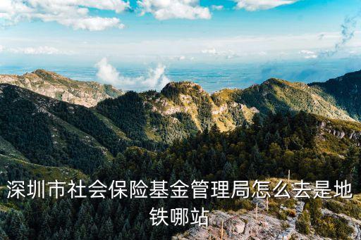深圳社會保險基金管理局，深圳社保局電話