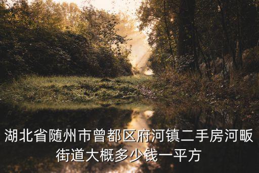 湖北省隨州市曾都區(qū)府河鎮(zhèn)二手房河畈街道大概多少錢一平方