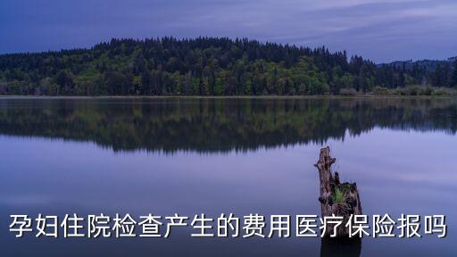 孕婦住院檢查產(chǎn)生的費用醫(yī)療保險報嗎