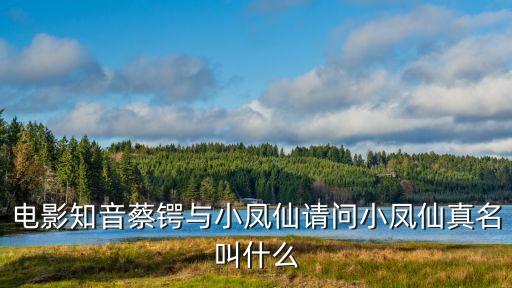 電影知音蔡鍔與小鳳仙請(qǐng)問(wèn)小鳳仙真名叫什么