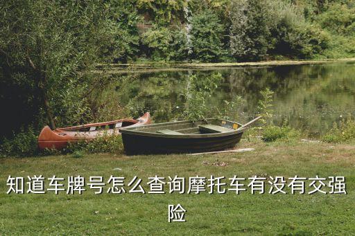 摩托車交強(qiáng)險(xiǎn)查詢，摩托車保險(xiǎn)怎么查詢