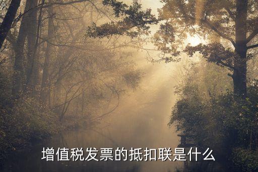 發(fā)票抵扣聯(lián)，有時(shí)發(fā)票會(huì)有一份抵扣聯(lián)這抵扣聯(lián)是什么