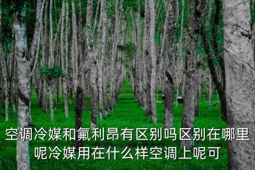 空調(diào)冷媒和氟利昂有區(qū)別嗎區(qū)別在哪里呢冷媒用在什么樣空調(diào)上呢可