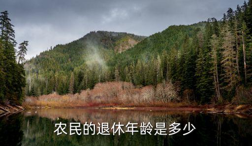 農(nóng)民的退休年齡是多少