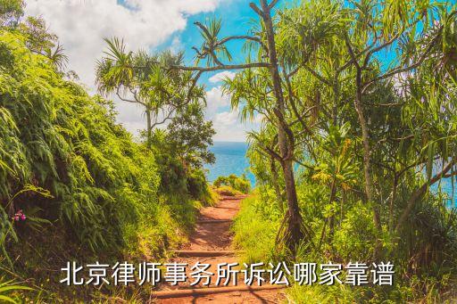 北京律師事務(wù)所訴訟哪家靠譜