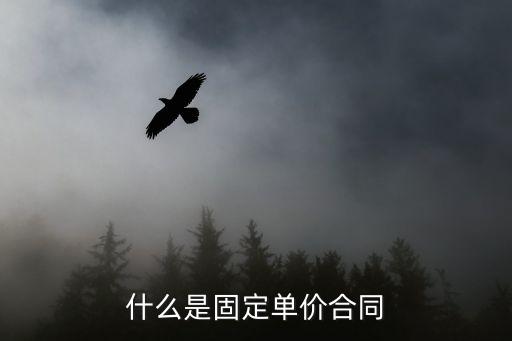 什么是固定單價(jià)合同