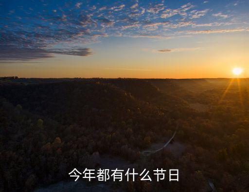 今年都有什么節(jié)日