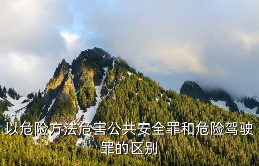 危險(xiǎn)方法，酒駕撞死人是構(gòu)成以危險(xiǎn)方法危害公共安全罪還是交通
