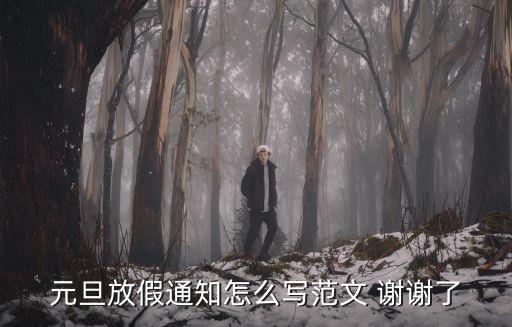 元旦放假通知，元旦放假通知怎么寫范文 謝謝了