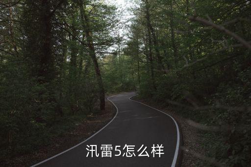 汛雷5怎么樣