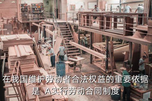 在我國(guó)維護(hù)勞動(dòng)者合法權(quán)益的重要依據(jù)是  A實(shí)行勞動(dòng)合同制度