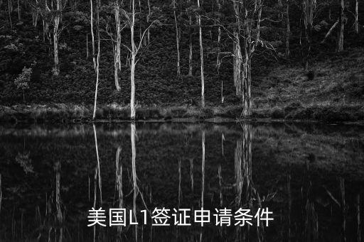 美國L1簽證申請條件