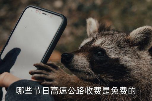 哪些節(jié)日高速公路收費(fèi)是免費(fèi)的