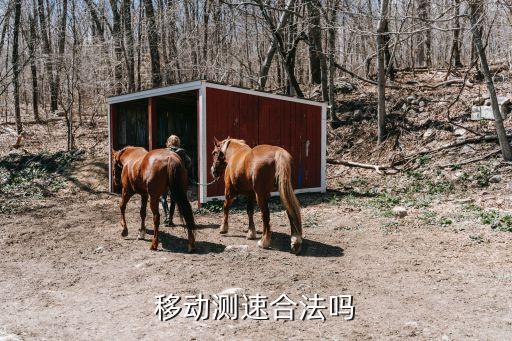 移動測速合法嗎