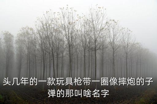 砸炮槍，有一種八零年代人玩的玩具槍叫什么左什么