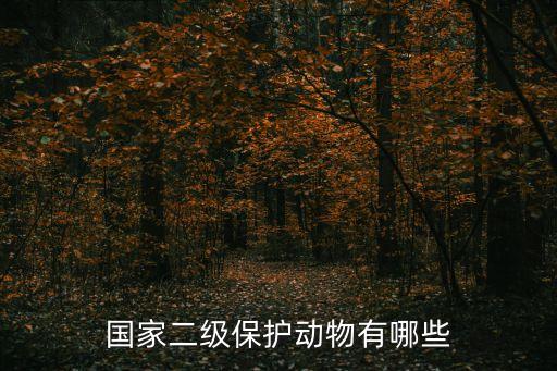 國(guó)家二級(jí)保護(hù)動(dòng)物有哪些，國(guó)家2級(jí)保護(hù)動(dòng)物前十名有哪些