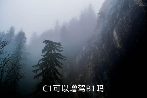 有駕汽車網(wǎng)，C1可以增駕B1嗎