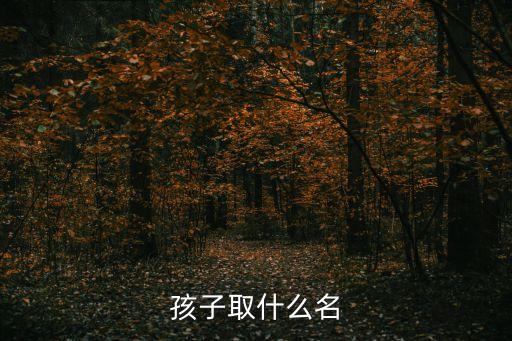 劉雁翎，孩子取什么名