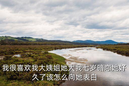 我愛大姨姐，我很喜歡我大姨姐她大我七歲暗戀她好久了該怎么向她表白