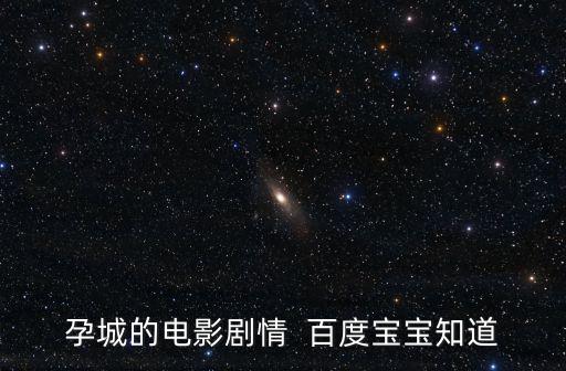 孕城的電影劇情  百度寶寶知道