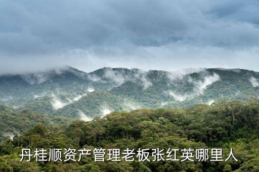 張紅英，丹桂順資產(chǎn)管理老板張紅英哪里人
