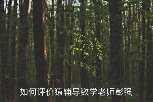 彭強(qiáng)，如何評價(jià)猿輔導(dǎo)數(shù)學(xué)老師彭強(qiáng)