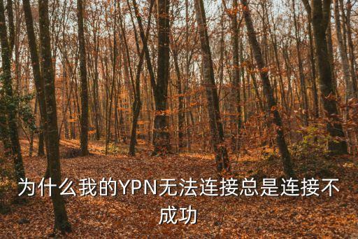 為什么我的YPN無法連接總是連接不成功