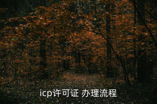icp經(jīng)營許可辦理流程，icp許可證 辦理流程