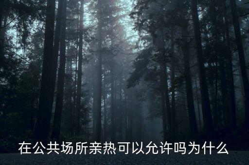 公共性生活，在公共場所親熱可以允許嗎為什么
