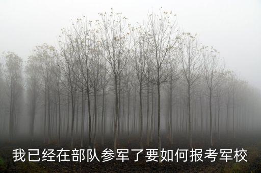 當(dāng)兵考軍校，大學(xué)生當(dāng)兵考軍校有哪些條件