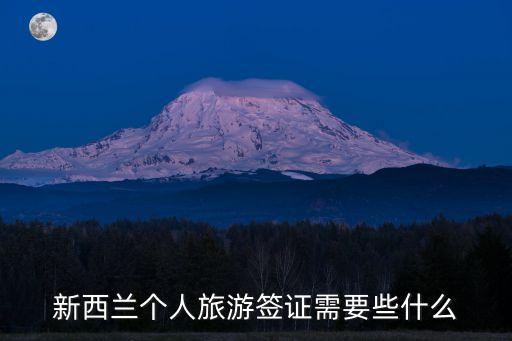 新西蘭旅游簽證，新西蘭個(gè)人旅游簽證如何辦理