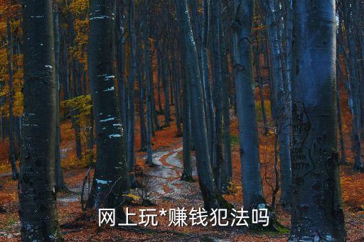  網(wǎng)上玩*賺錢犯法嗎