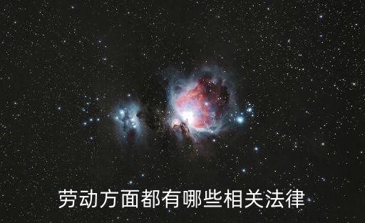 勞動方面都有哪些相關(guān)法律