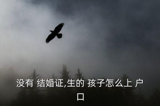 沒有結(jié)婚證怎么給孩子上戶口,貴州沒有結(jié)婚證怎么給孩子上戶口
