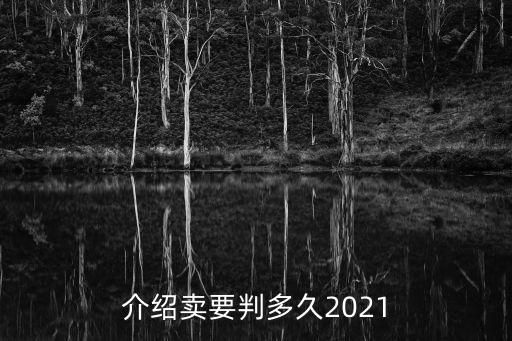 介紹賣要判多久2021