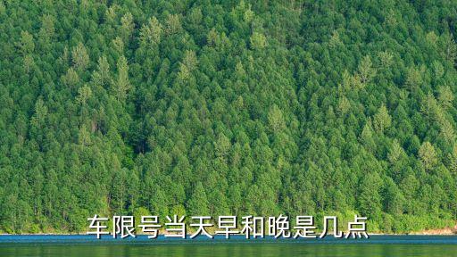 限號(hào)，為什么要限號(hào)